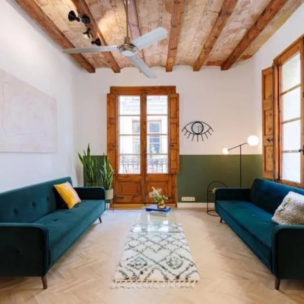 Spacious apartment in the Gothic, hotel v destinácii Barcelona