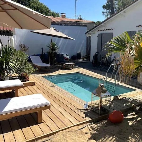 VILLA 'Le Refuge' Piscine chauffée 300 m plage, hotel u gradu 'La Tranche-sur-Mer'