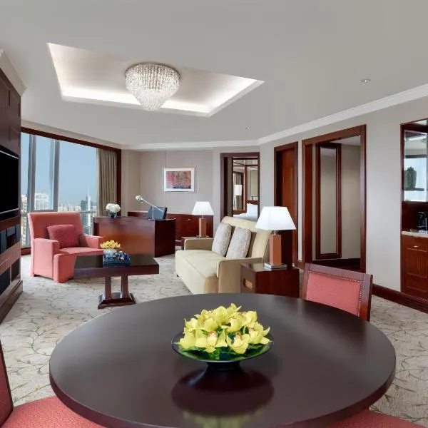 Futian Shangri-La, Shenzhen,Near to Shenzhen Convention&Exhibition Centre, Futian Railway Station, hotel v destinaci Šen-čen