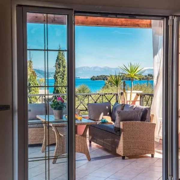 Yanna's Sea View Holiday House Close to Corfu Town – hotel w mieście Alykes Potamou