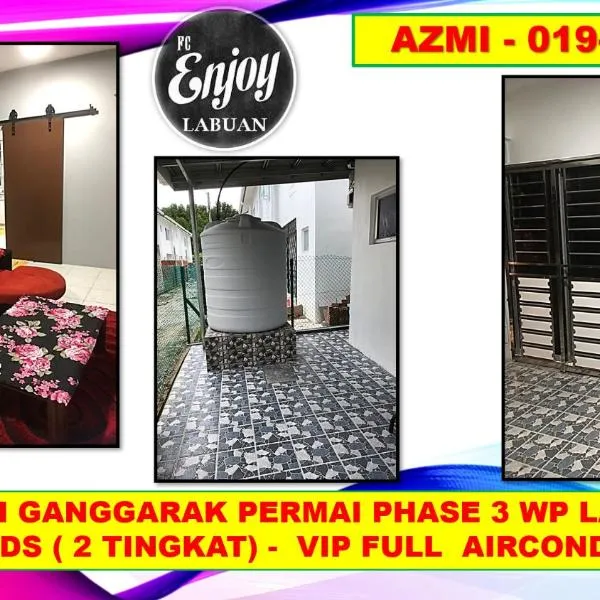 RUMAH MEWAH DS24 VVIP GANGGARAK PERMAI 2 TINGKAT WP Labuan, hotel di Labuan