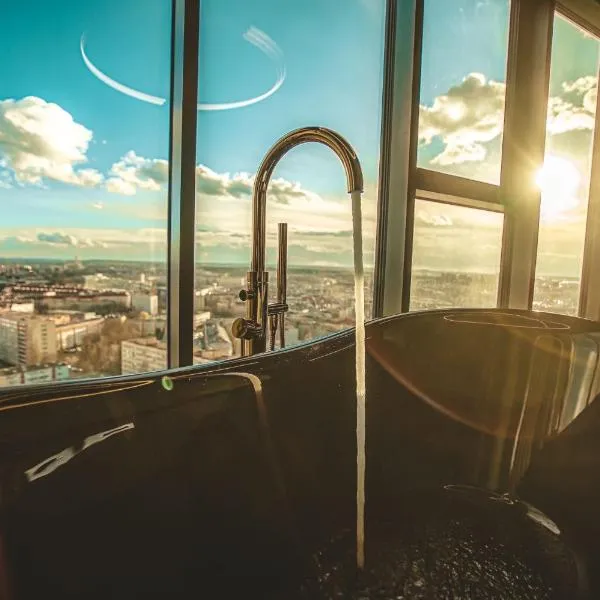 Wanna na 20 piętrze, City View, Hanza Tower, hotel v Štetíne