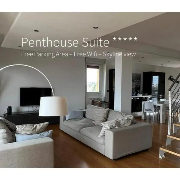 Penthouse Suite - Skyline view, hotel Busto Arsizióban