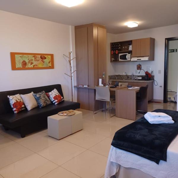 Lindo Flat em resort silencioso e aconchegante - Foto 4