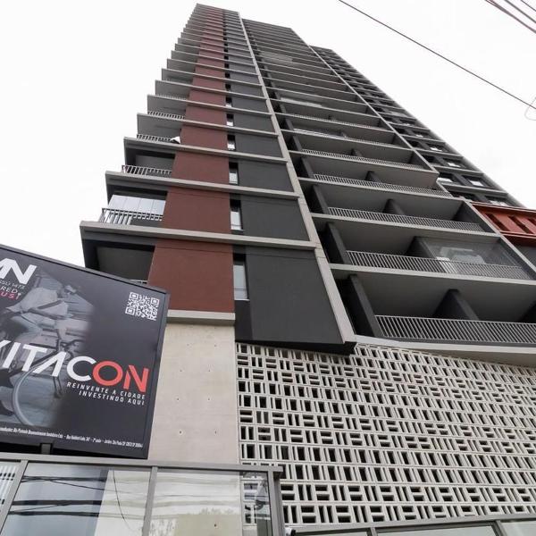 Studios Novíssimos com Piscina no Rooftop e vista para o Allianz Parque