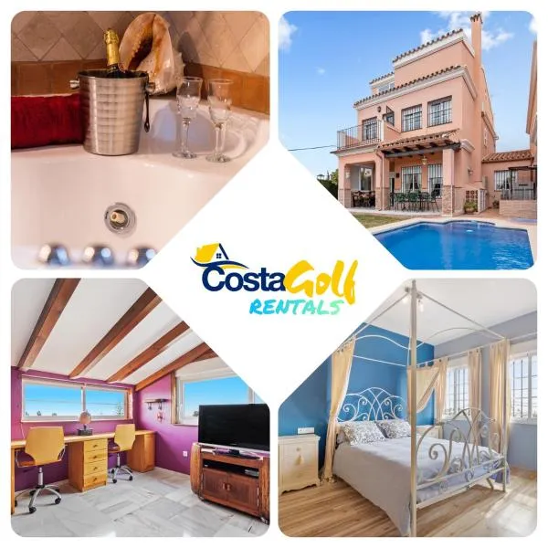Villa estilo mediterránea con Piscina, Jardín, Bbq y Jacuzzi - VILLA BEL AIR REAL, hotel v destinaci Estepona