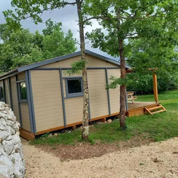 Chalet 5 personnes vallée du lot, Hotel in Laburgade