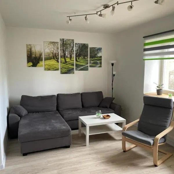 Monteur Ferienwohnungen OT Kleinwaltersdorf mit Außensitzecke und Grill, hotel in Freiberg