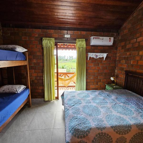 Casa Chalé com 3 quartos pra dez pessoas com piscina aquecida nos feriados - Foto 2