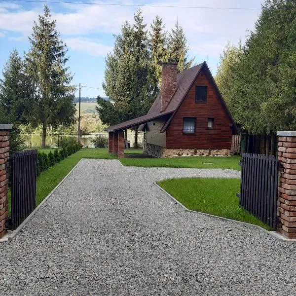 Domek letniskowy nad stawem Temeszów Bieszczady, готель у місті Temeszów