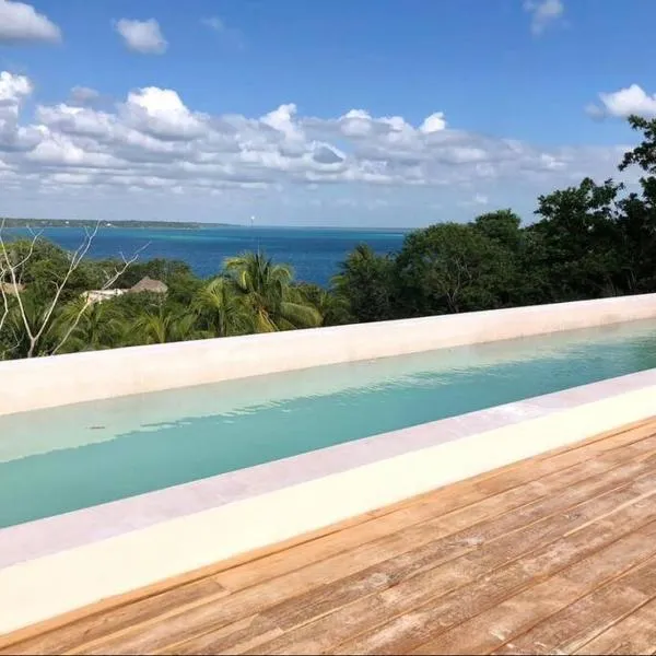 Micaela Bacalar C2 Depto de lujo Vista Laguna, ξενοδοχείο σε Bacalar