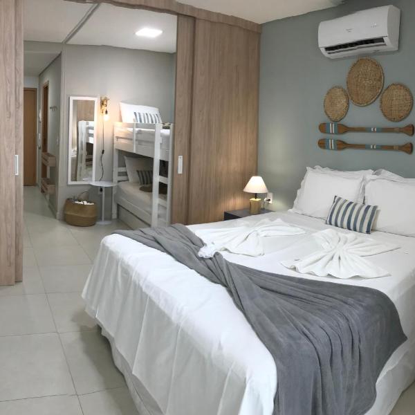 Flat aconchegante no Eco Resort Praia dos Carneiros - Cama Queen - Foto 2