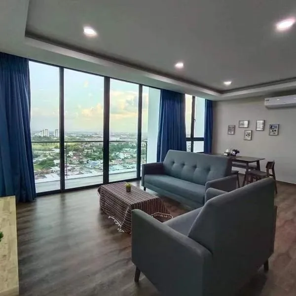 A.Foo Homestay 4.1 @ Vivacity Megamall Jazz Suite 4，位于古晋的酒店