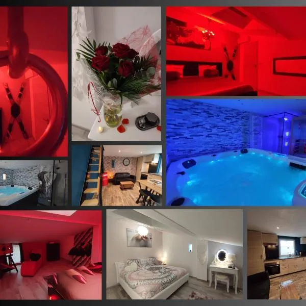 Gîte Ange ou Démon, jacuzzi, sauna, love room, location à la journée, hotel v destinaci Benfeld