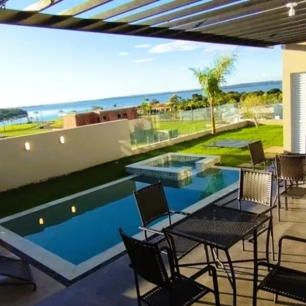 Viesnīca 70m da Marina - Entrada 9h - Piscina Vista Represa pilsētā Palmeiras