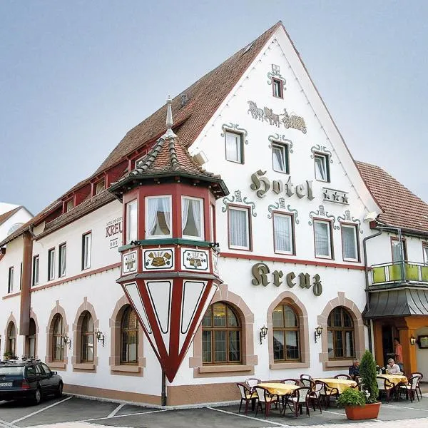 Hotel Kreuz Gästehaus und Lauchertbar mit Terrasse, hotel in Gammertingen