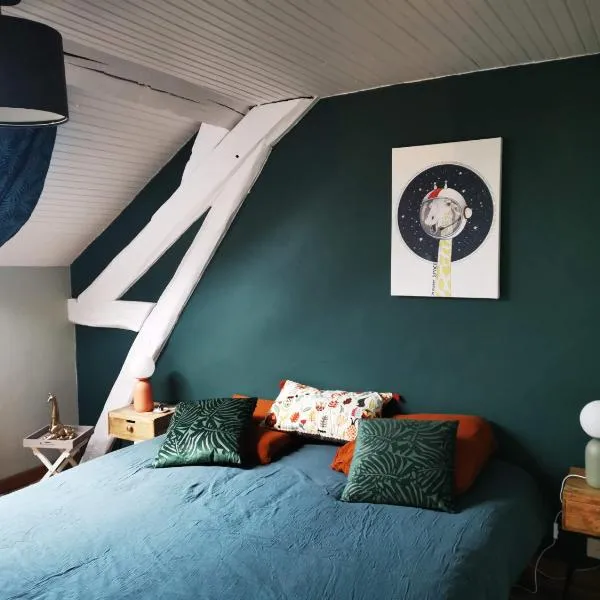 Chambre double - La belle Verte - Domaine de l'Espérance โรงแรมในBersaillin