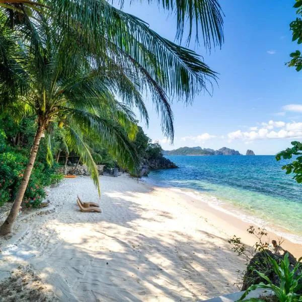 Kudugman Beach Cottages - El Nido, hótel í Liminangoon