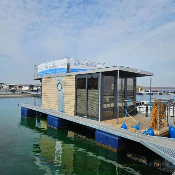 Mobiles Hausboot El'milia, hotel v destinaci Braunsbedra