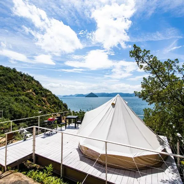 てんとうみ 渋川海岸グランピング Tentoumi Shibukawa Beach Glamping, khách sạn ở Tamano