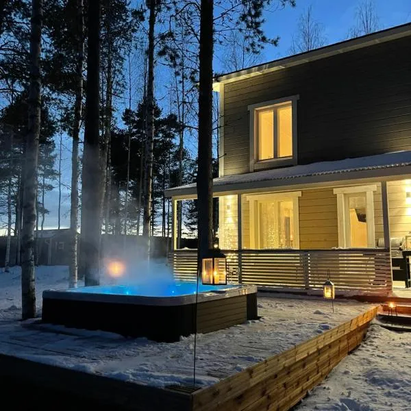 Luxurious Villa Snow with Jacuzzi, hotel in Patokoski