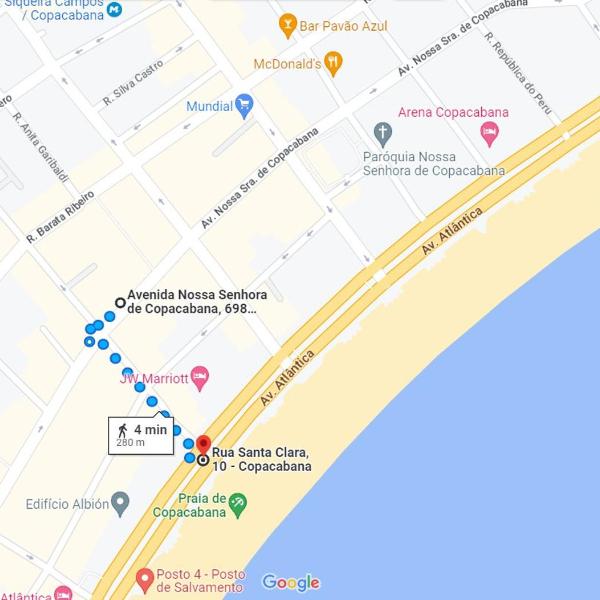 AD12 - Apto a 4 min da praia - vista pro Cristo - Foto 2