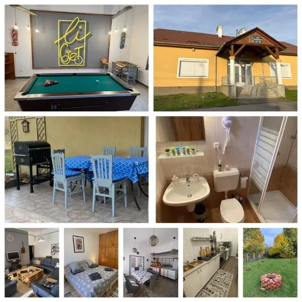 Liget Magánszállás Csörnyeföld, hotel v destinaci Csörnyeföld