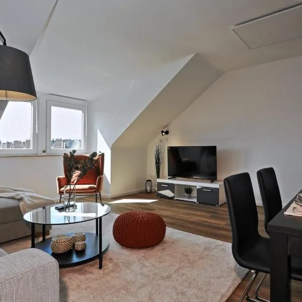 'Traveller lodge' großzügiges Apartment - 3 BR, 10min to Hbf, full kitchen, homeoffice, Netflix, Wifi, hotel in Düsseldorf
