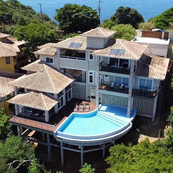 Buzios, casa inteira, tudo de frente para o mar, em Joao Fernandes, fabulosa, deslumbrante vista, Mansão Bella Vista - Foto 4