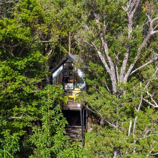 Welemu Tiny House Refugio Epu、Curiñancoのホテル