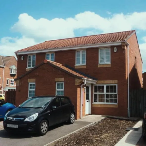 Perfectly placed 3 bed home in a peaceful close, hotel in Darlington