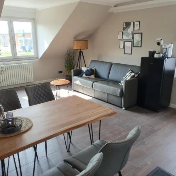 Neumühler Hof- stilvolle Ferienwohnung "Lisa", kostenfreie Parkplätze und Netflix, Hotel in Schwerin