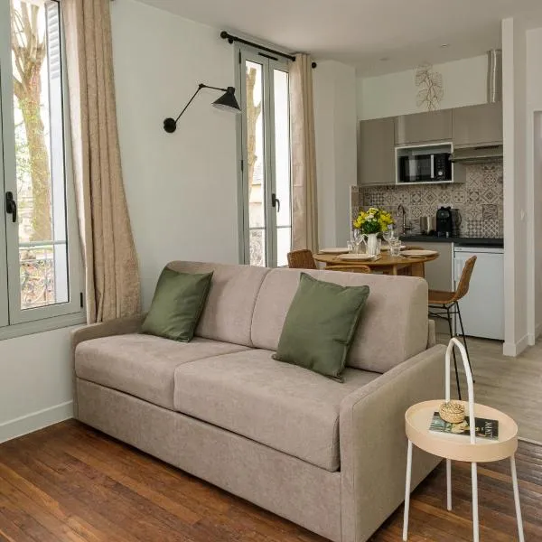 Villa Forestière Appart Le Ginkgo, hotel in Quincy-Voisins