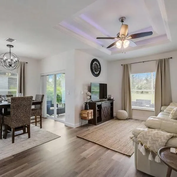 Rotonda West में, होटल Family Villa King Bed, 3 bedrooms 2baths, 7 guests, Close to Beaches, Golfing, Fishing