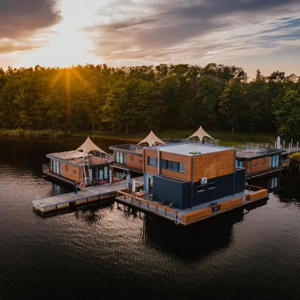 Schwimmende Ferienhäuser auf dem See - Spreewald, hotel en Vetschau