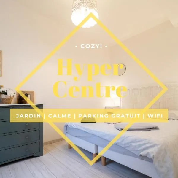 Le Chat De La Cathédrale - Calme - Jardin - Wifi, hôtel à Troyes