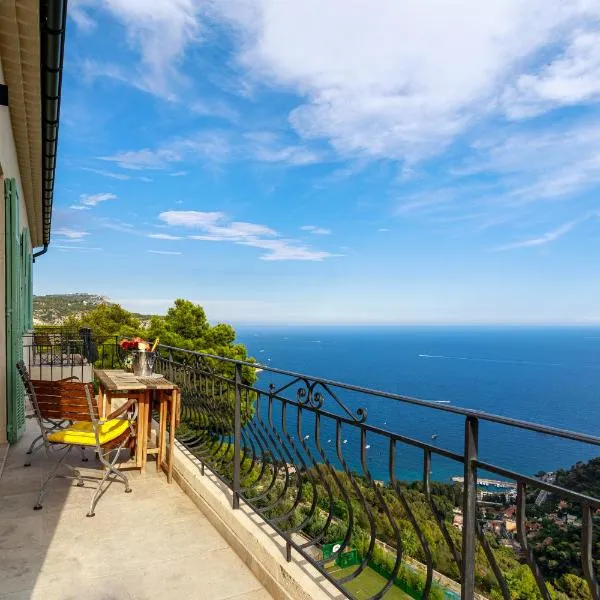 Sea view apartment between Nice and Monaco - 3, hotel a Villefranche-sur-Mer