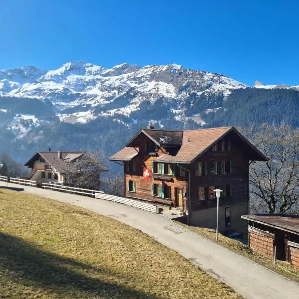 Traditional chalet in Wengen - Top Floor, hotell sihtkohas Wengen