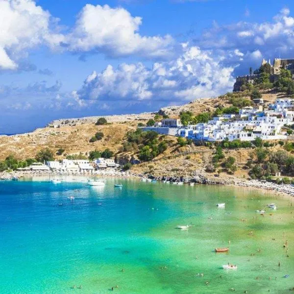 Toulipa Lindos, hotel v destinaci Líndos