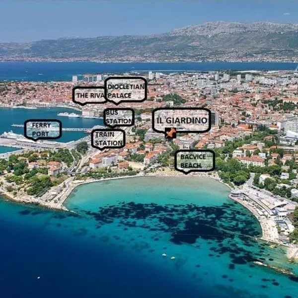 Il Giardino Luxury Rooms & Suites, hotel ve Splitu