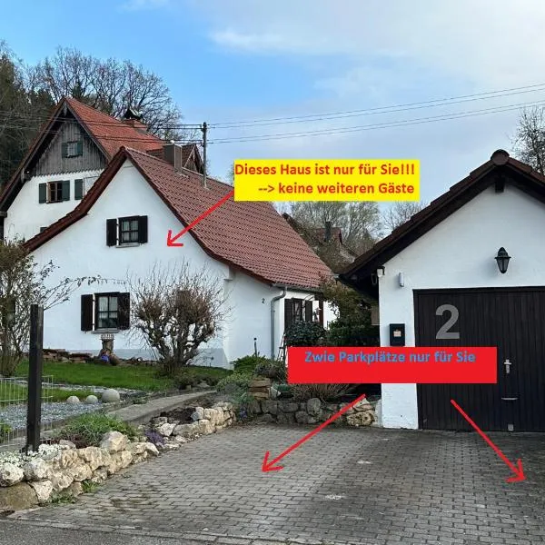 FERIENPARADIES AM KAMMERBERG - ein ganzes Haus für Sie alleine!!!, hotel in Weißenhorn