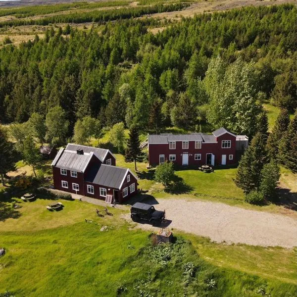 Hengifosslodge Skáldahús, hotell i Hallormsstaður