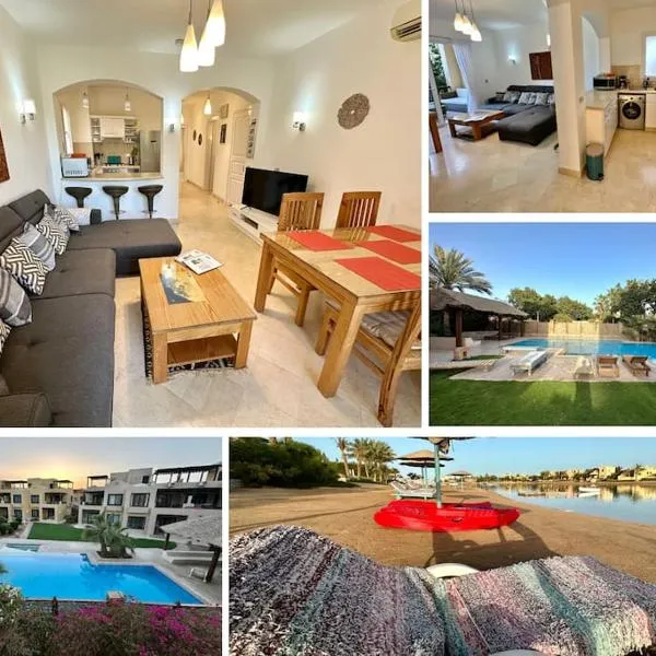2 Bedroom Condo, with Pool, and Beach & Lagoon Access, hotell Hurghadas