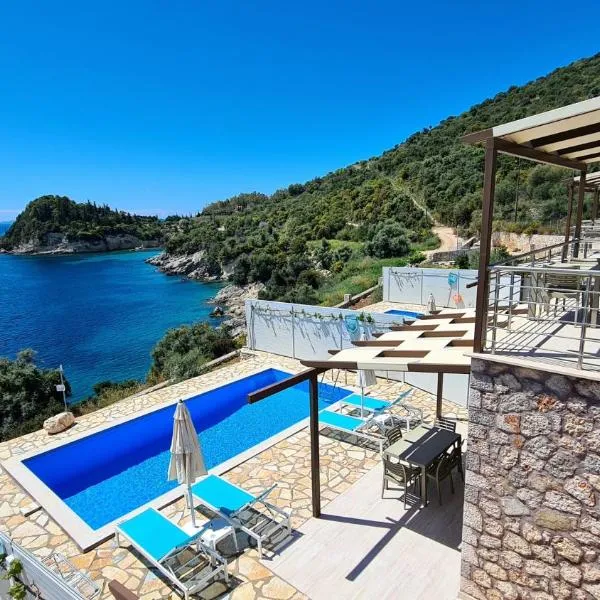 Amousso Beach Villas, hôtel à Marantochori