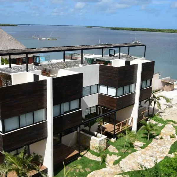 Ria Aayin Apartments, hotel v destinaci Río Lagartos