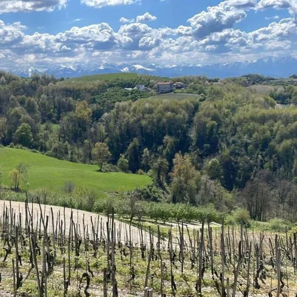 Spicchio di Langa - casa indipendente tra le vigne e le Alpi, hotell i Belvedere Langhe