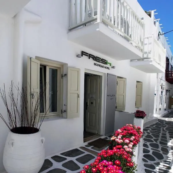 Fresh Boutique Hotel, hotel a Mykonos Città