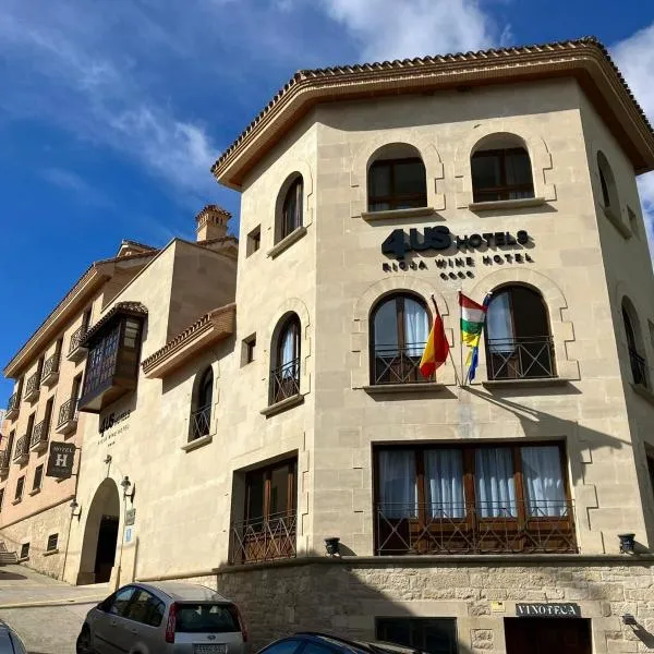4US RIOJA WINE HOTEL, hotel Ceniceróban