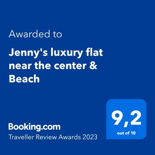 Jenny's luxury flat near the center & Beach, хотел в Каламата
