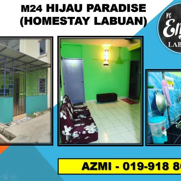 HOMESTAY HIJAU BLOK M24 VVIP GROUND FLOOR TAMAN MUTIARA WP Labuan, hotel in Labuan